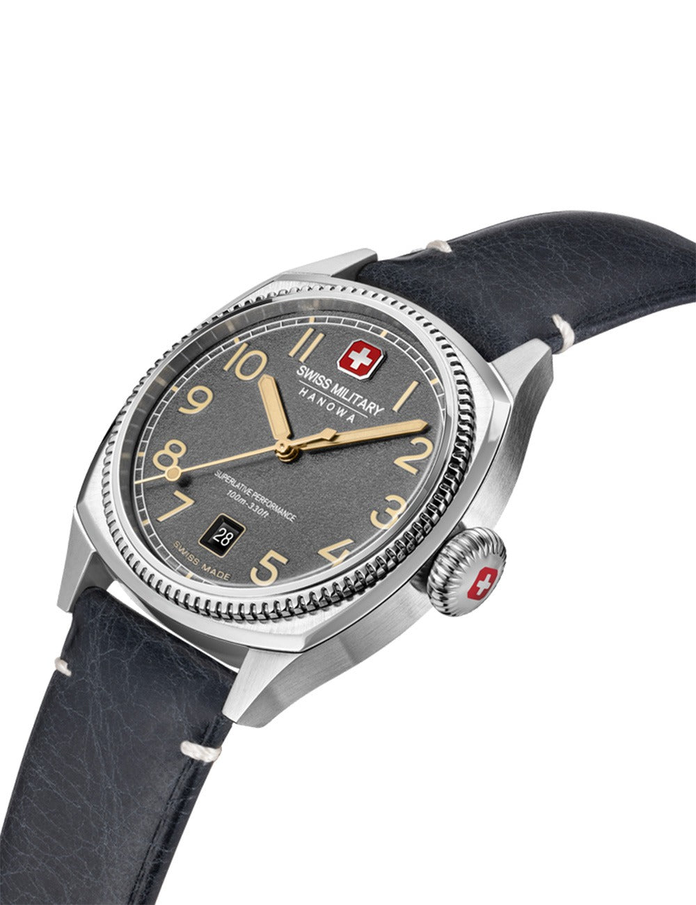 SWISS MILITARY HANOWA SMWGB0003702 Analoguhr Armbanduhr 38 mm