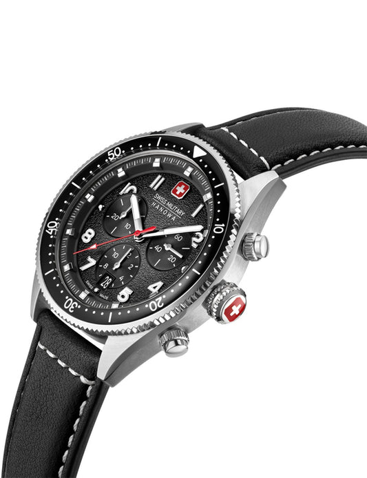 SWISS MILITARY HANOWA SMWGC0003801 Chronograph Armbanduhr 20 mm ansicht-2