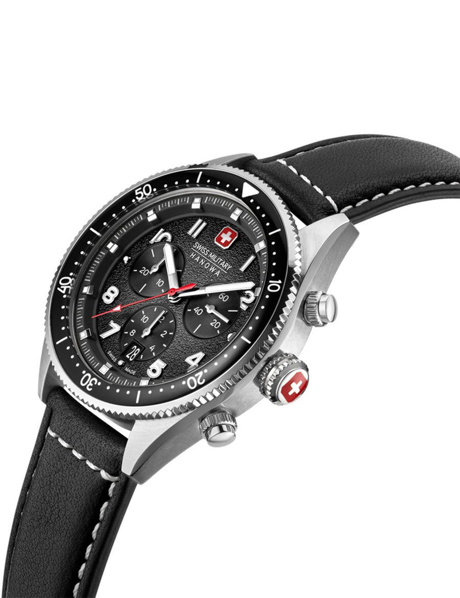 SWISS MILITARY HANOWA SMWGC0003801 Chronograph Armbanduhr 20 mm ansicht-2