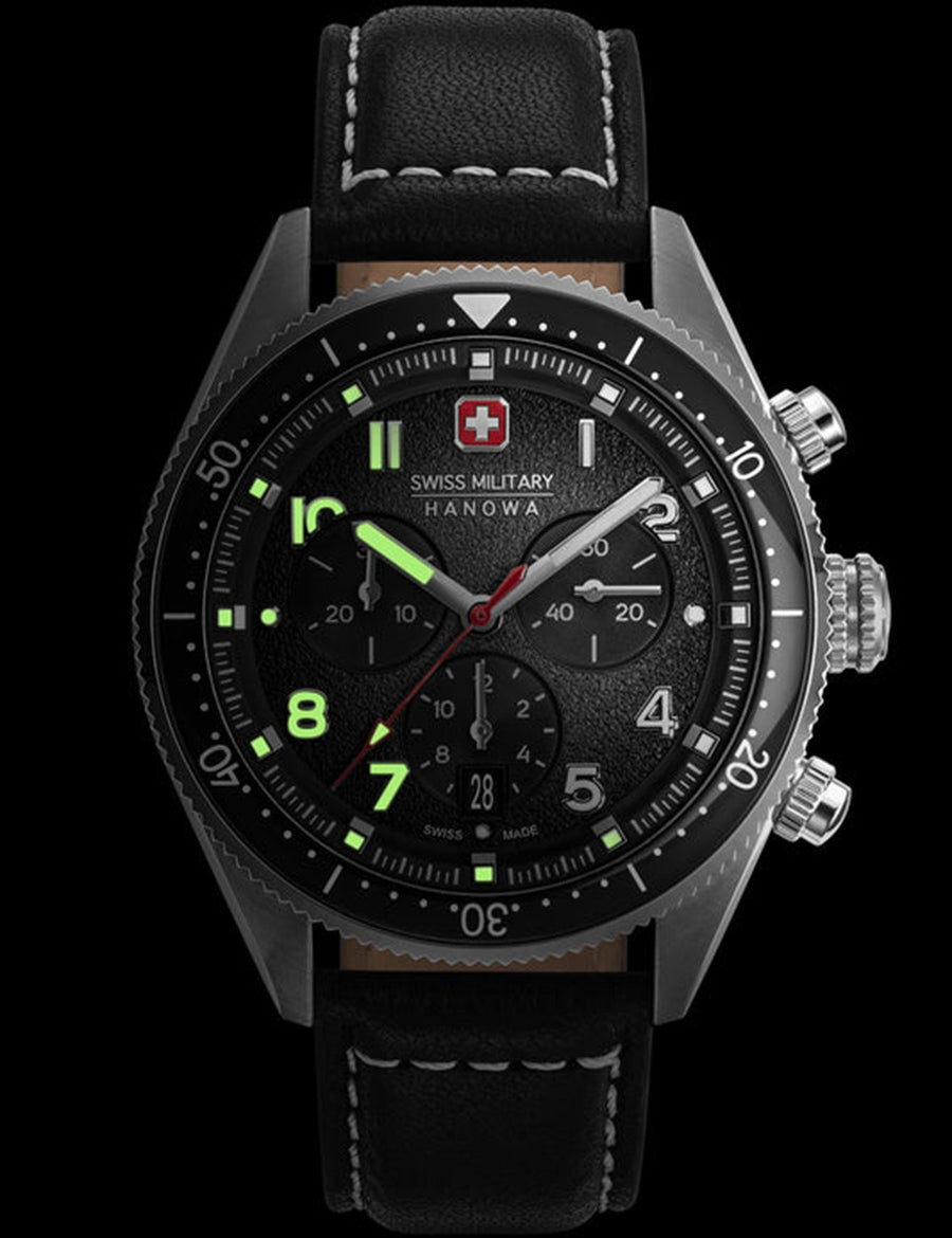 SWISS MILITARY HANOWA SMWGC0003801 Chronograph Armbanduhr 20 mm