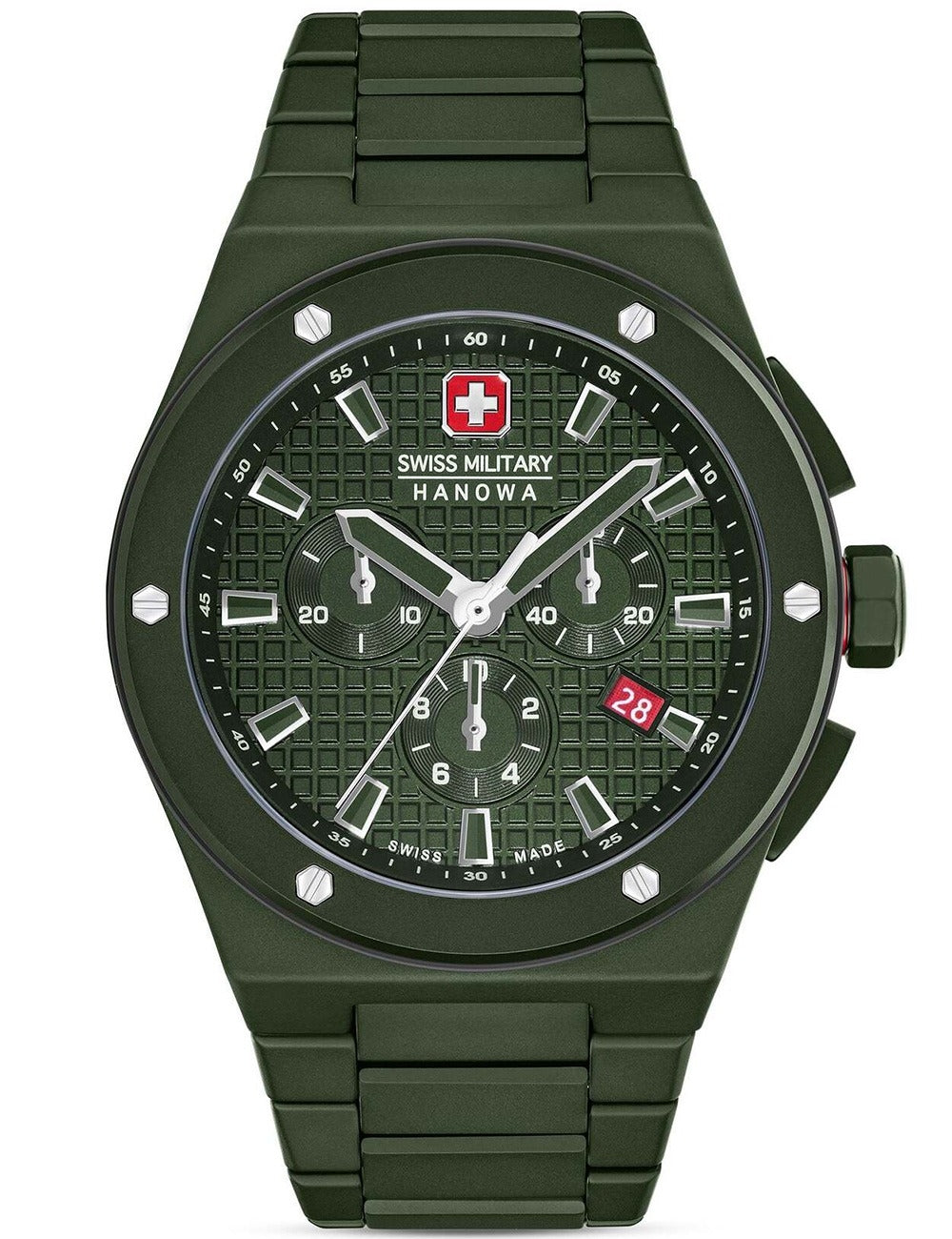 SWISS MILITARY HANOWA SMWGI0002282 Chronograph Armbanduhr 20 mm ansicht-3
