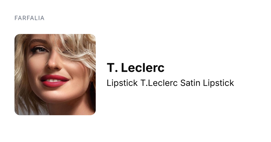 T.LECLERC T. Leclerc Satin Lipstick 55 Pimpant Lippenstift