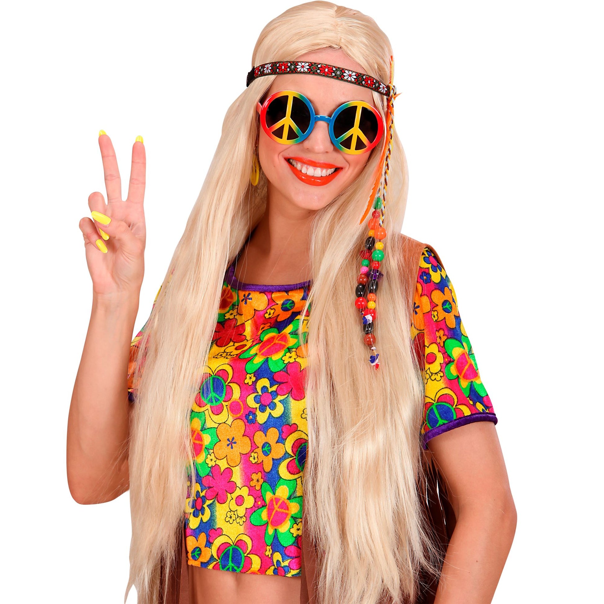 "T-SHIRT HIPPIE" aus Samt – Detailansicht