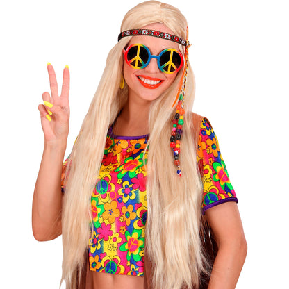 "T-SHIRT HIPPIE" aus Samt – Detailansicht