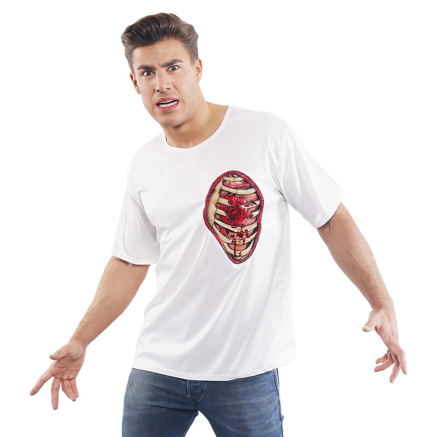 "T-SHIRT MIT BRUSTKORB, HERZ UND LUNGE" – Ansicht 4