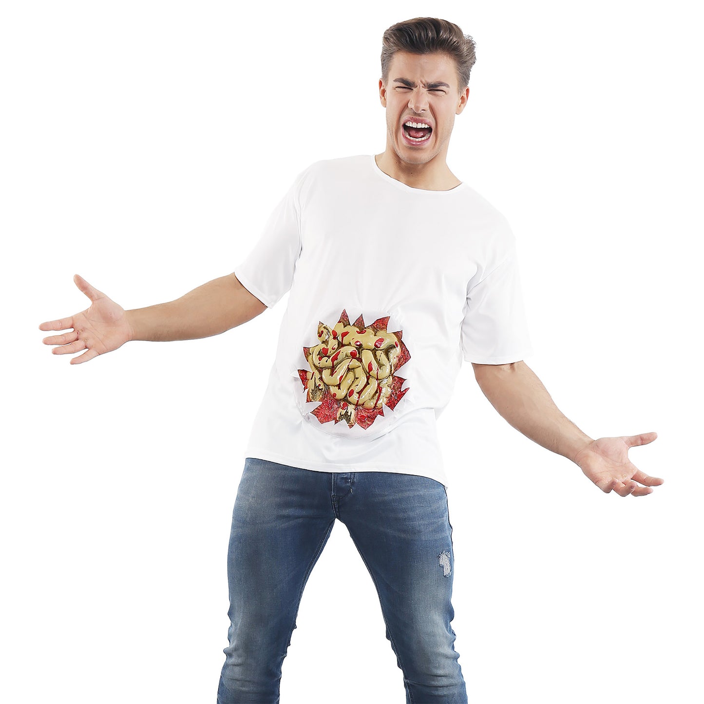 "T-SHIRT MIT DARM" – Detailansicht