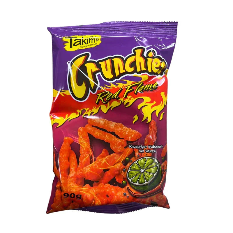 Takims Crunchies Red Flame Chips 90g würzig scharf