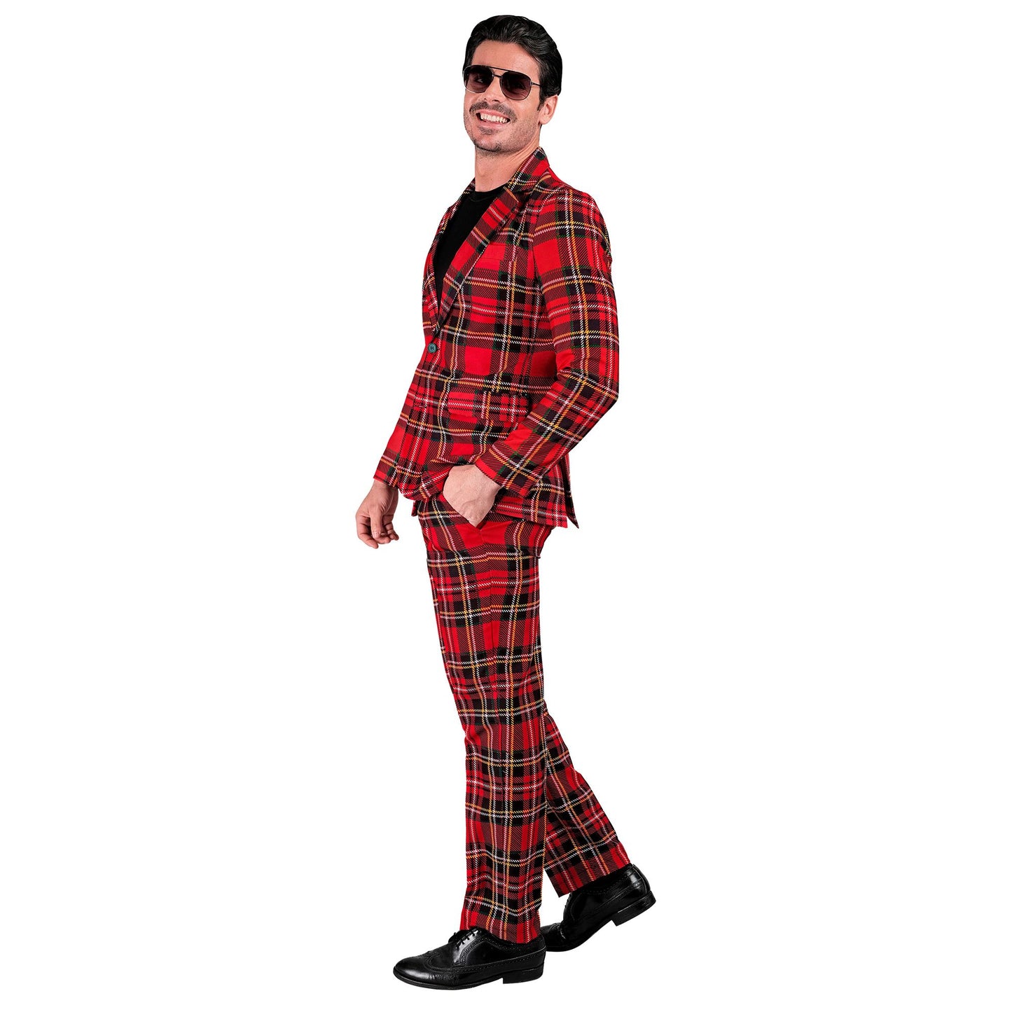 "TARTAN PARTY FASHION ANZUG" (Jackett, Hose) – Ansicht 3