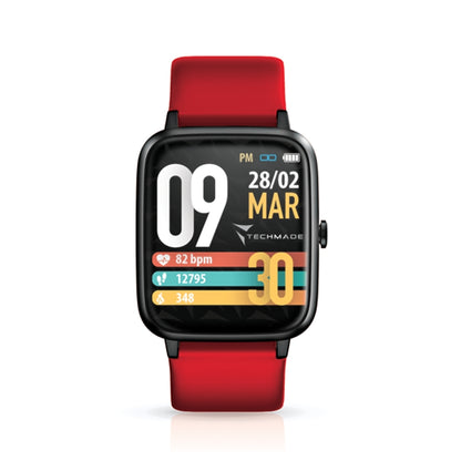 TECHMADE TM-MOVE-RED Armbanduhr Rot ansicht-3