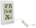 TECHNO LINE Mod. - Termometro da parete/tavolo, temp/umidità int e temp est + cavetto sonda - Wall/table thermometer, int temp/humidity and ext temp with probe cable WS7039 Armbanduhr ansicht-2