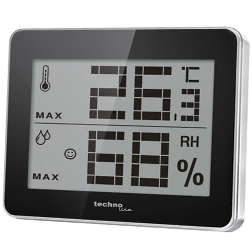 TECHNO LINE Termometro- igrometro digitale con memoria minima-massima - Digital thermometer- hygrometer with minimum-maximum memory WS9450 Armbanduhr