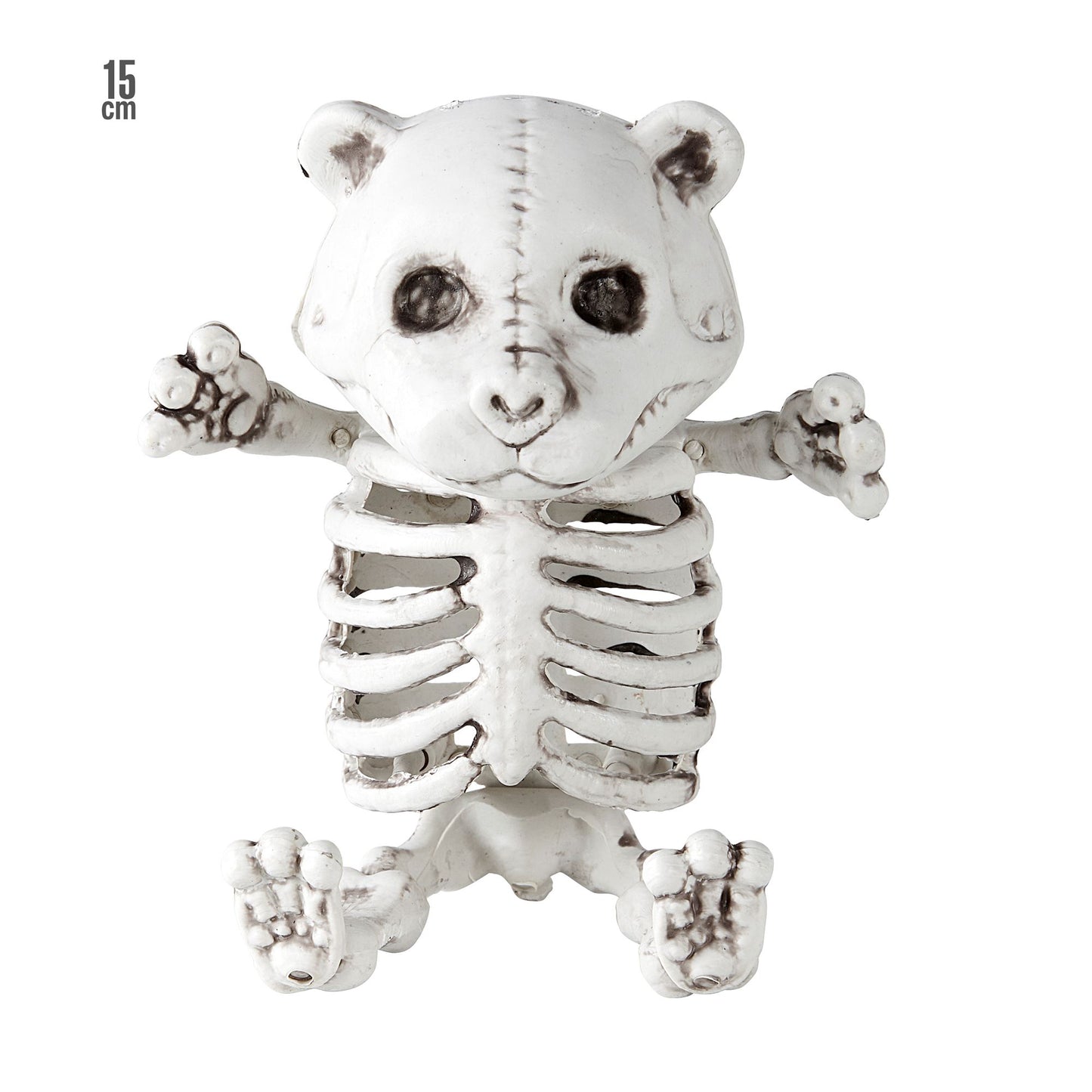 "TEDDYBÄRENSKELETT" 15 cm – Vorderansicht