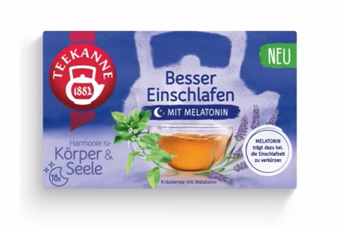 Teekanne Besser Einschlafen Kräutertee 18 Beutel – Produktansicht