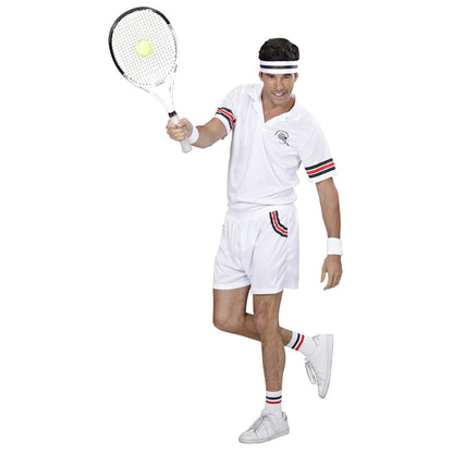 "TENNISSPIELER" (T- Shirt, Hose, Schweißband) – Detailansicht