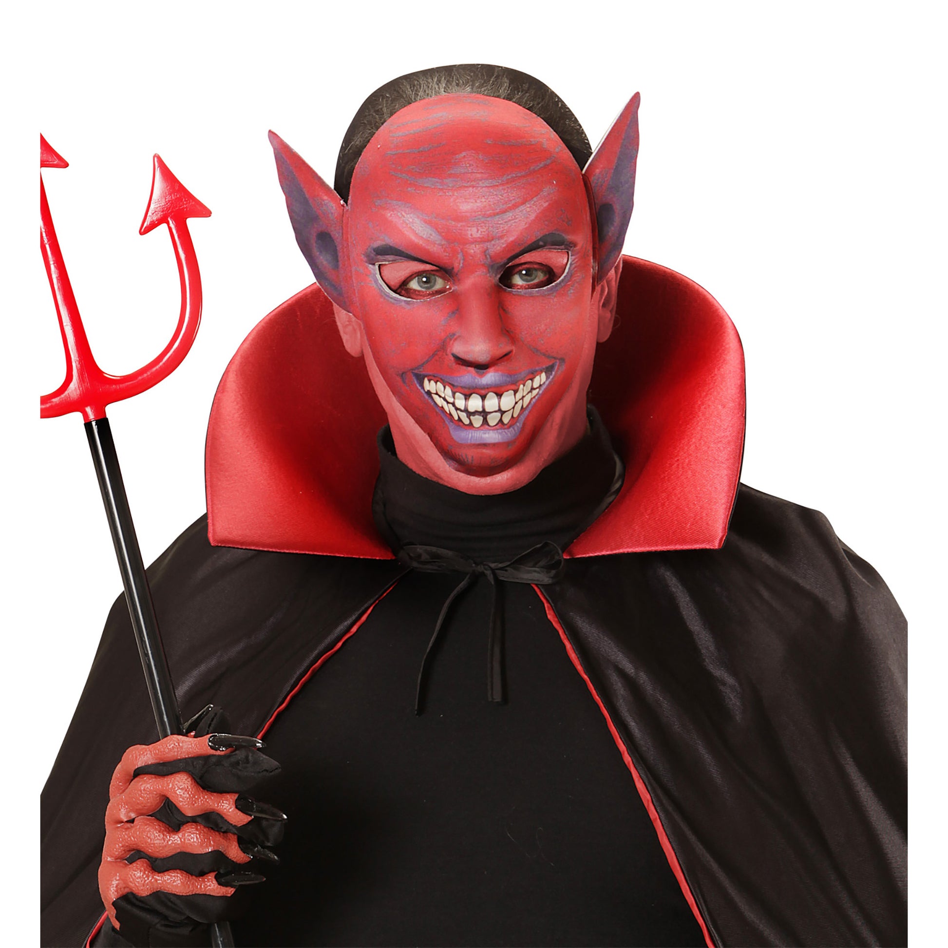 "TEUFEL HALBMASKE AUS STOFF" – Ansicht 3