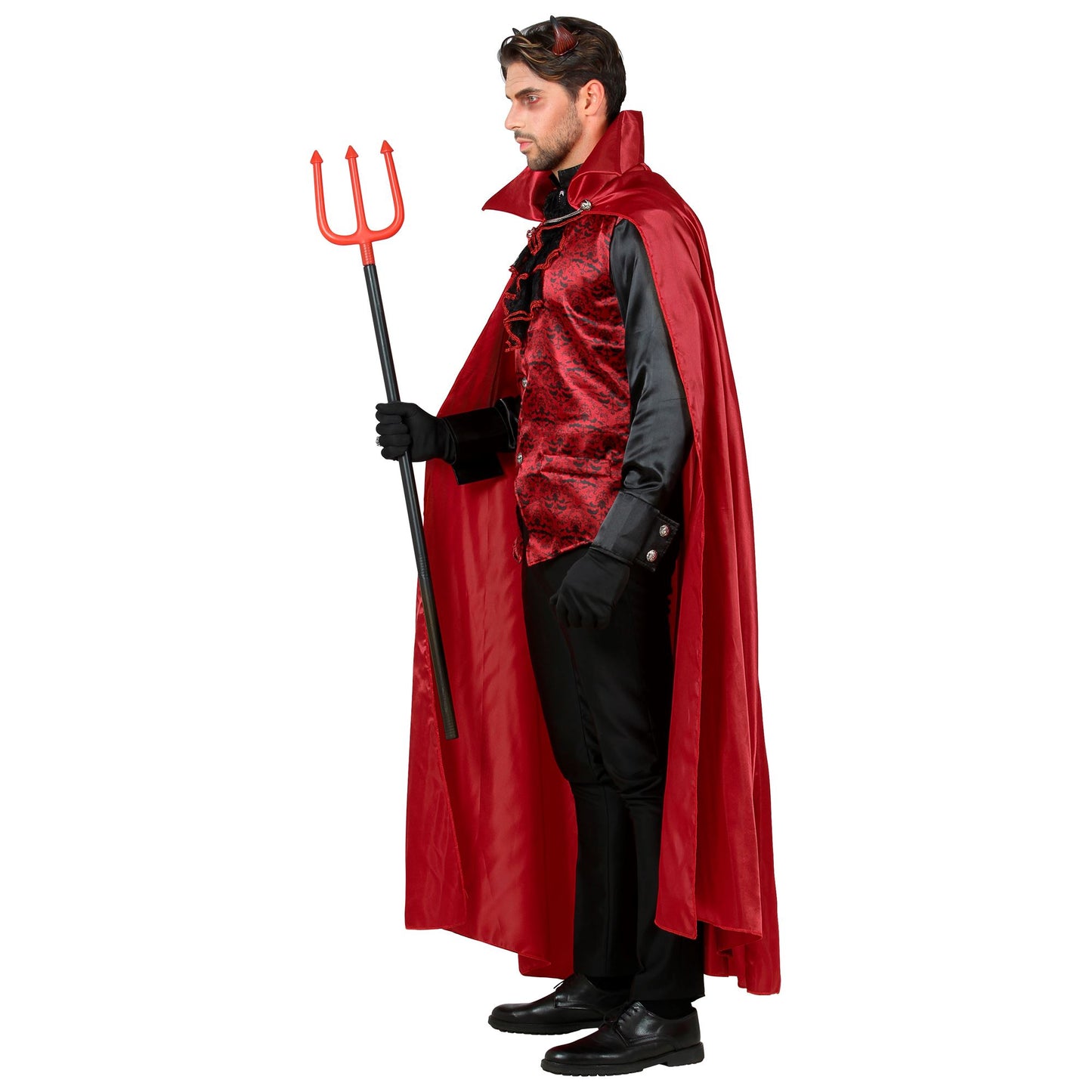 "TEUFEL" (Hemd mit Weste & Jabot mit Medallion, Umhang, Handschuhe) – Ansicht 3
