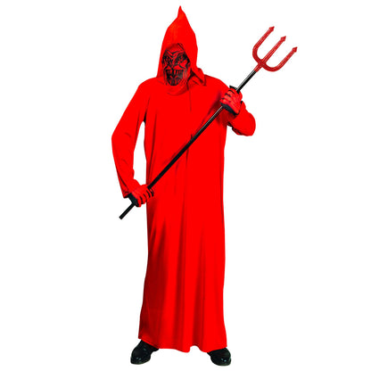 "TEUFEL" (Kapuzengewand mit Maske) – Vorderansicht