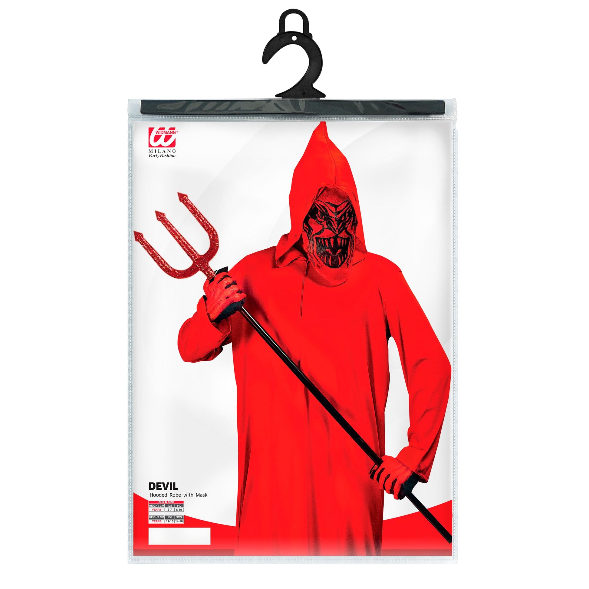 "TEUFEL" (Kapuzengewand mit Maske) – Detailansicht