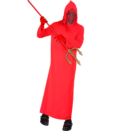 "TEUFEL" (Kapuzengewand mit Maske) – Vorderansicht