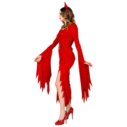 "TEUFEL" (Kleid, Gürtel, Teufelshörner) – Ansicht 4