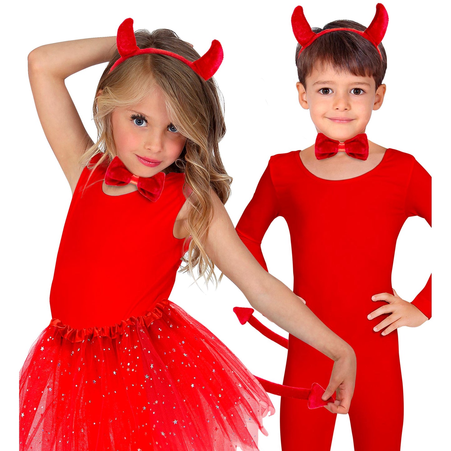 "TEUFELCHEN" Dress- Up- Set (Hörner, Fliege, Schwanz) – Ansicht 3