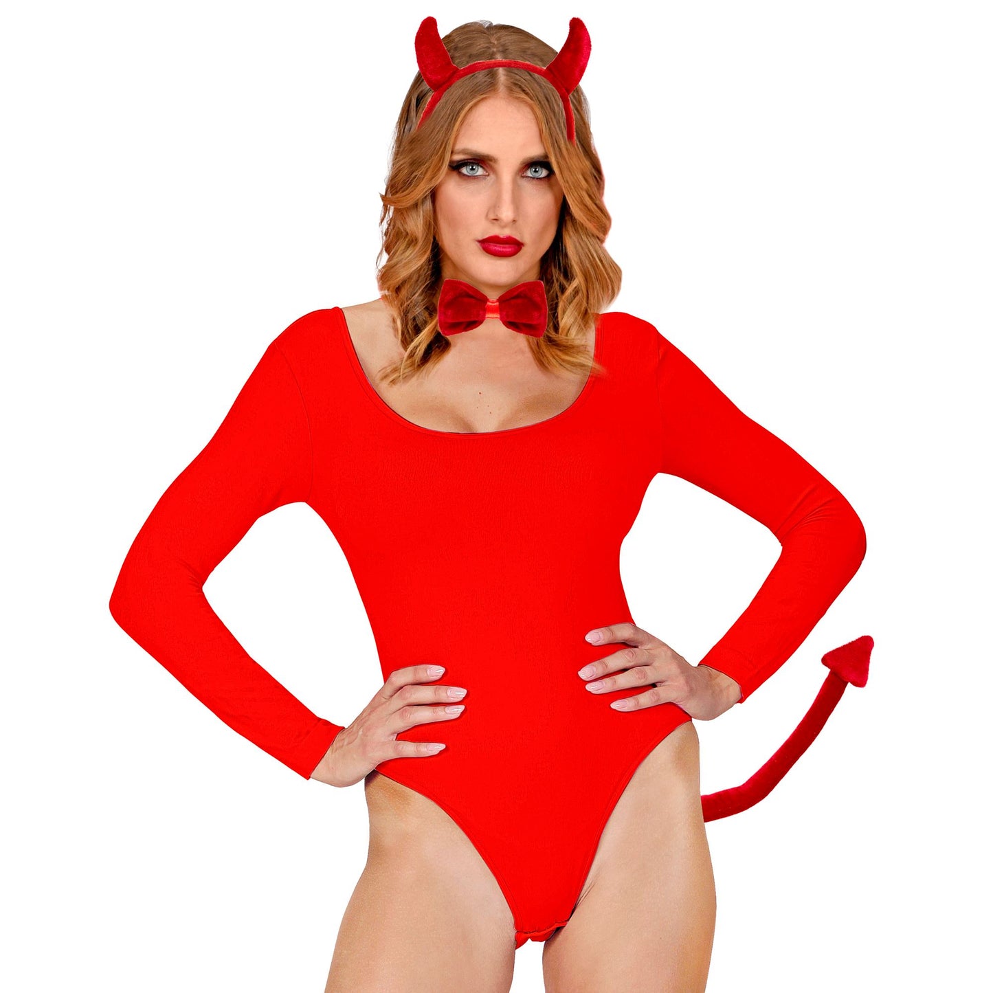 "TEUFELCHEN" Dress- Up- Set (Hörner, Fliege, Schwanz) – Ansicht 5