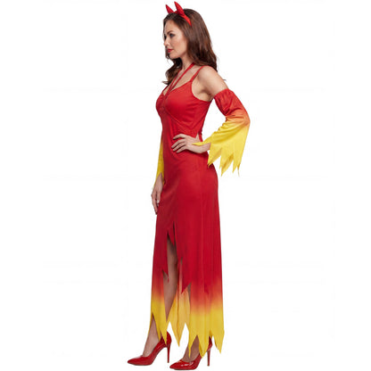 "TEUFELIN" (Kleid, Ärmel, Hörner) – Ansicht 3