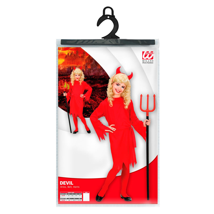 "TEUFELIN" (Kleid, Gürtel, Hörner) – Detailansicht