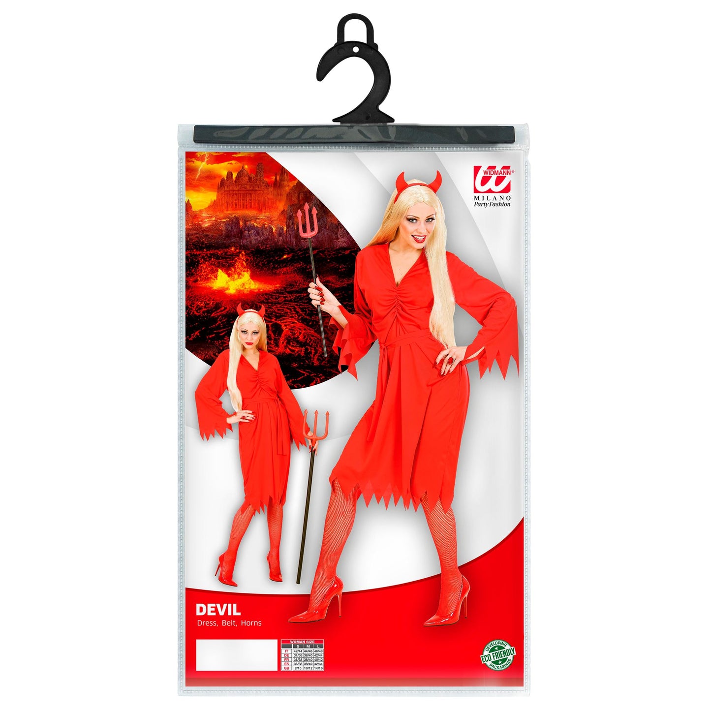 "TEUFELIN" (Kleid, Gürtel, Hörner) – Ansicht 3