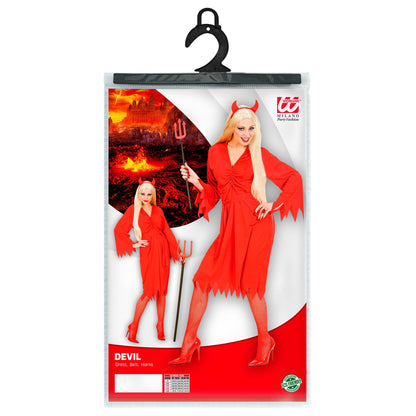 "TEUFELIN" (Kleid, Gürtel, Hörner) – Ansicht 3