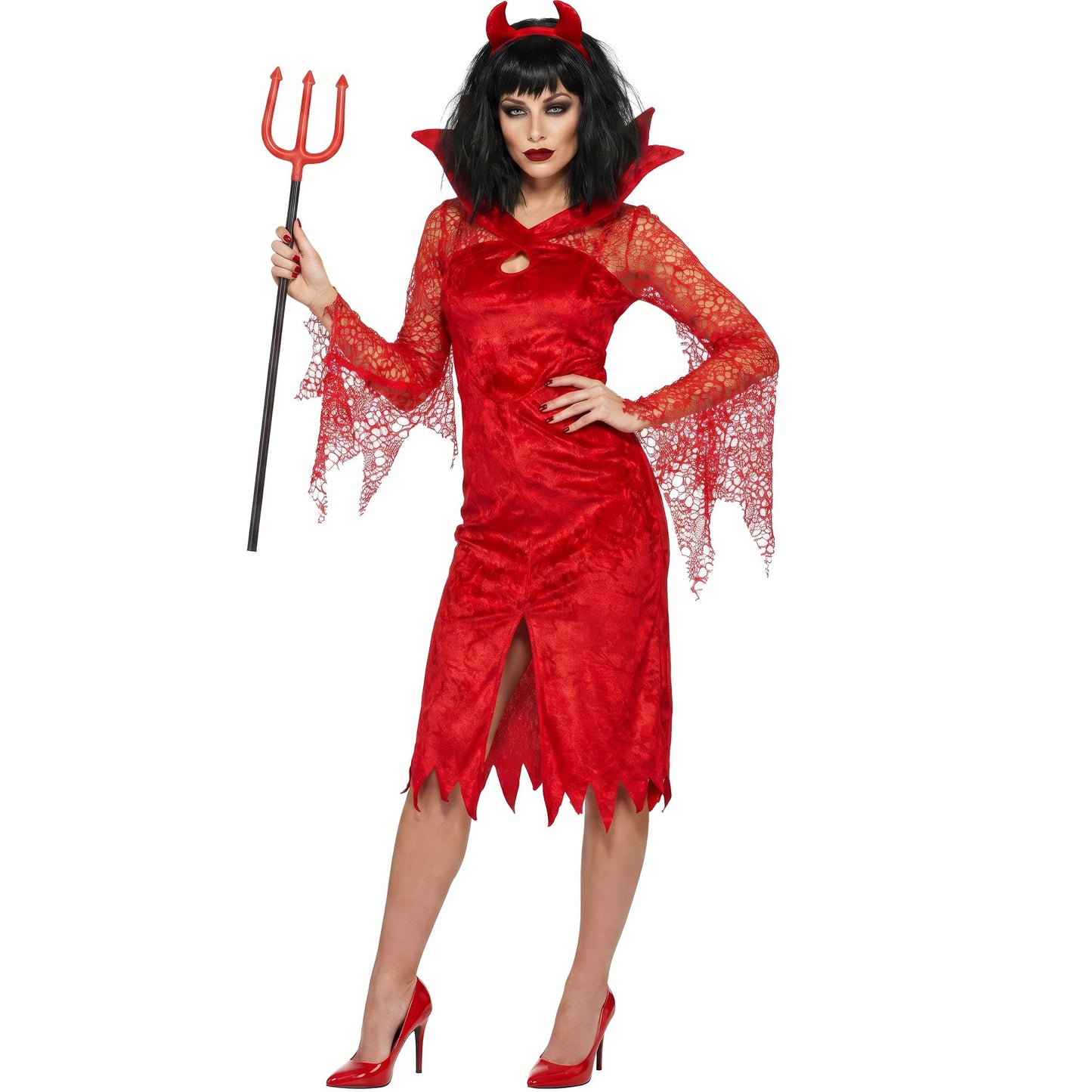 "TEUFELIN" (Kleid, Hörner) – Ansicht 3