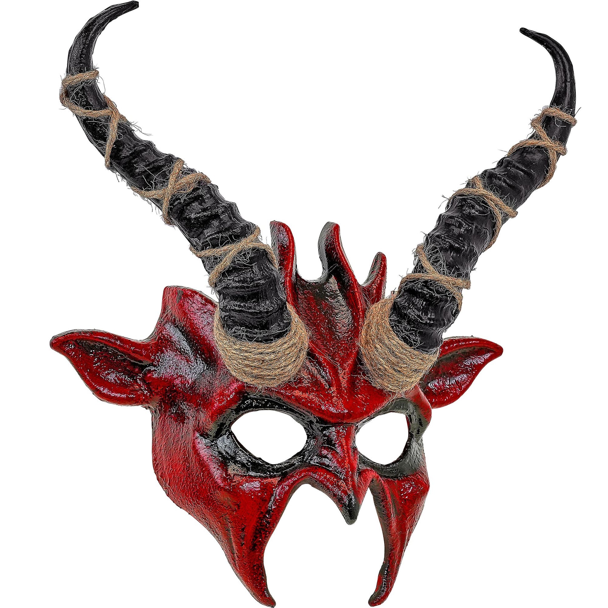 "TEUFELS SCHAMANENKOPF MASKE" – Vorderansicht