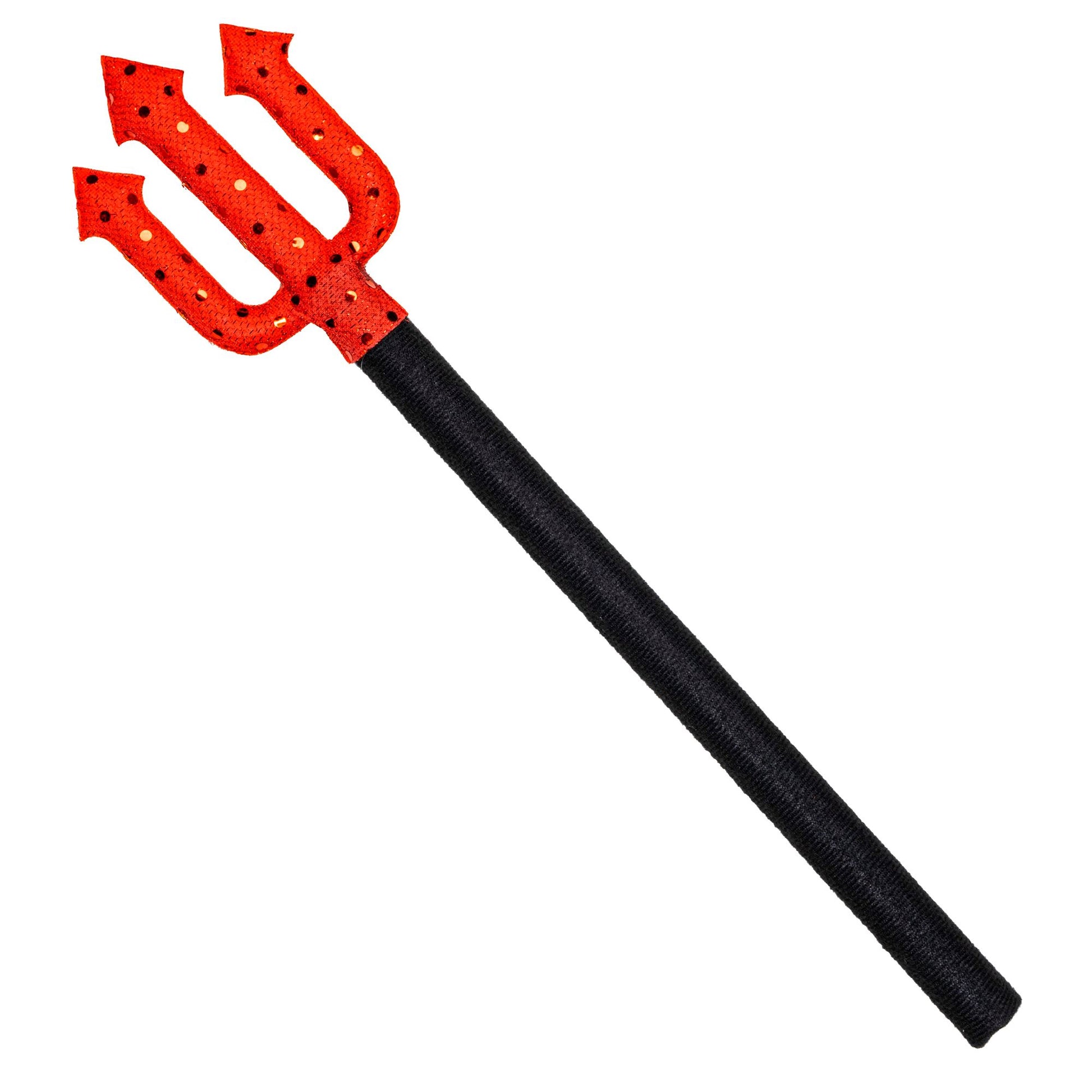 "TEUFELSDREIZACK MIT PAILLETTEN" 38 cm – Vorderansicht