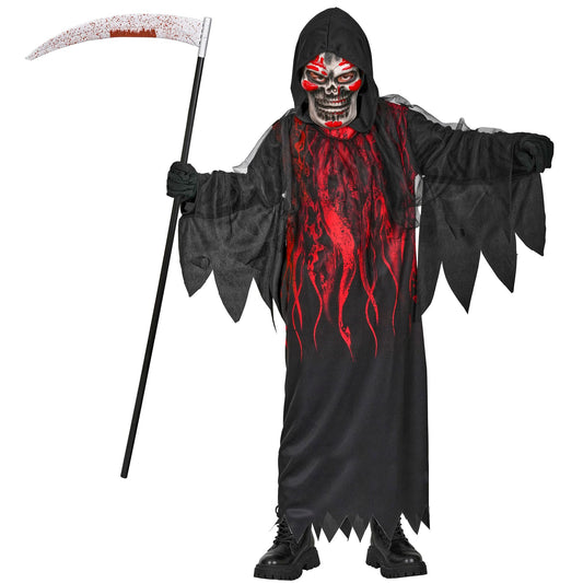 "TEULISCHER SENSEMANN" (Robe mit Kapuze, Maske) – Vorderansicht