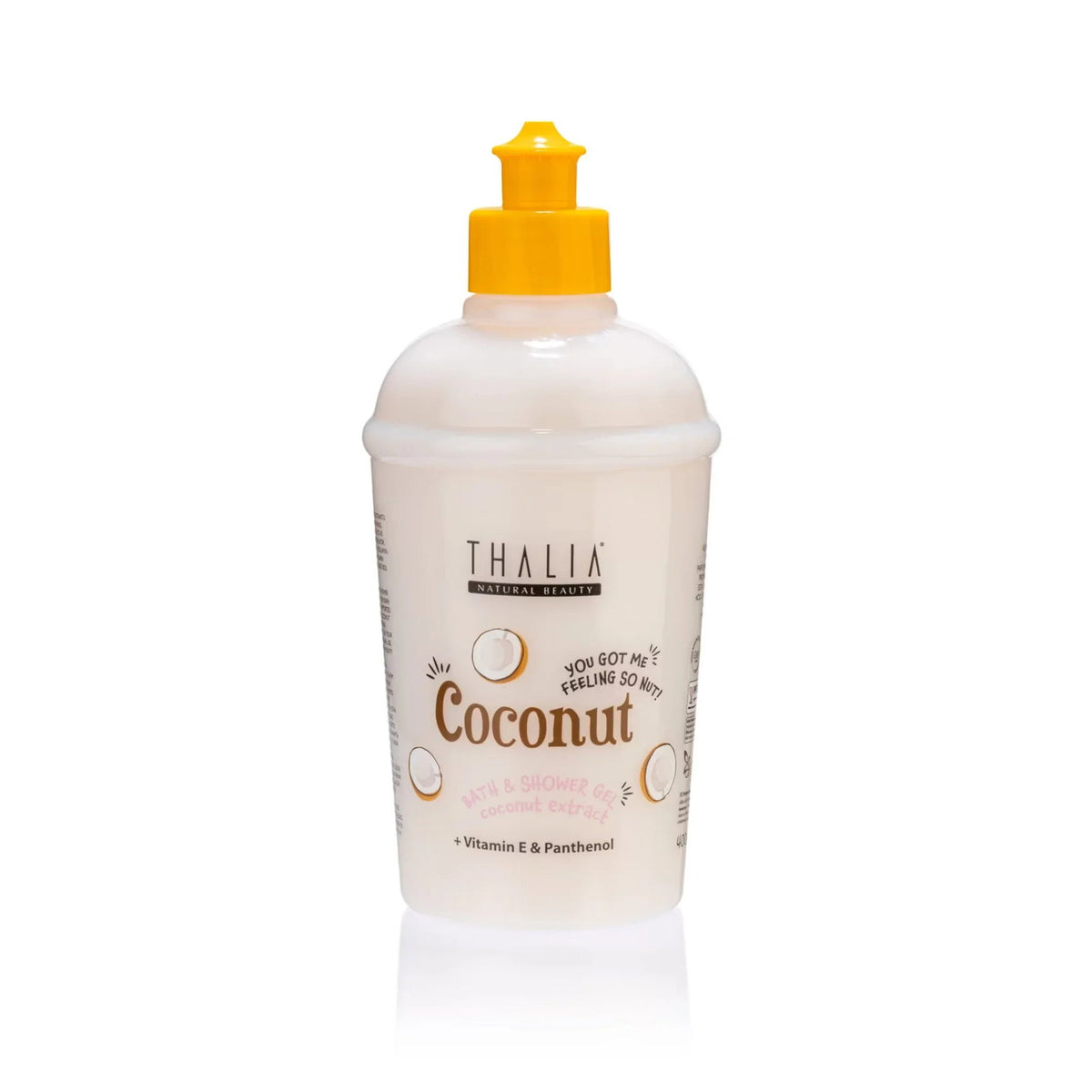 Thalia Natural Beauty, Coconut, Reinigung und Hydratisierung, Flüssigseife, For Body & Hands, 400 ml