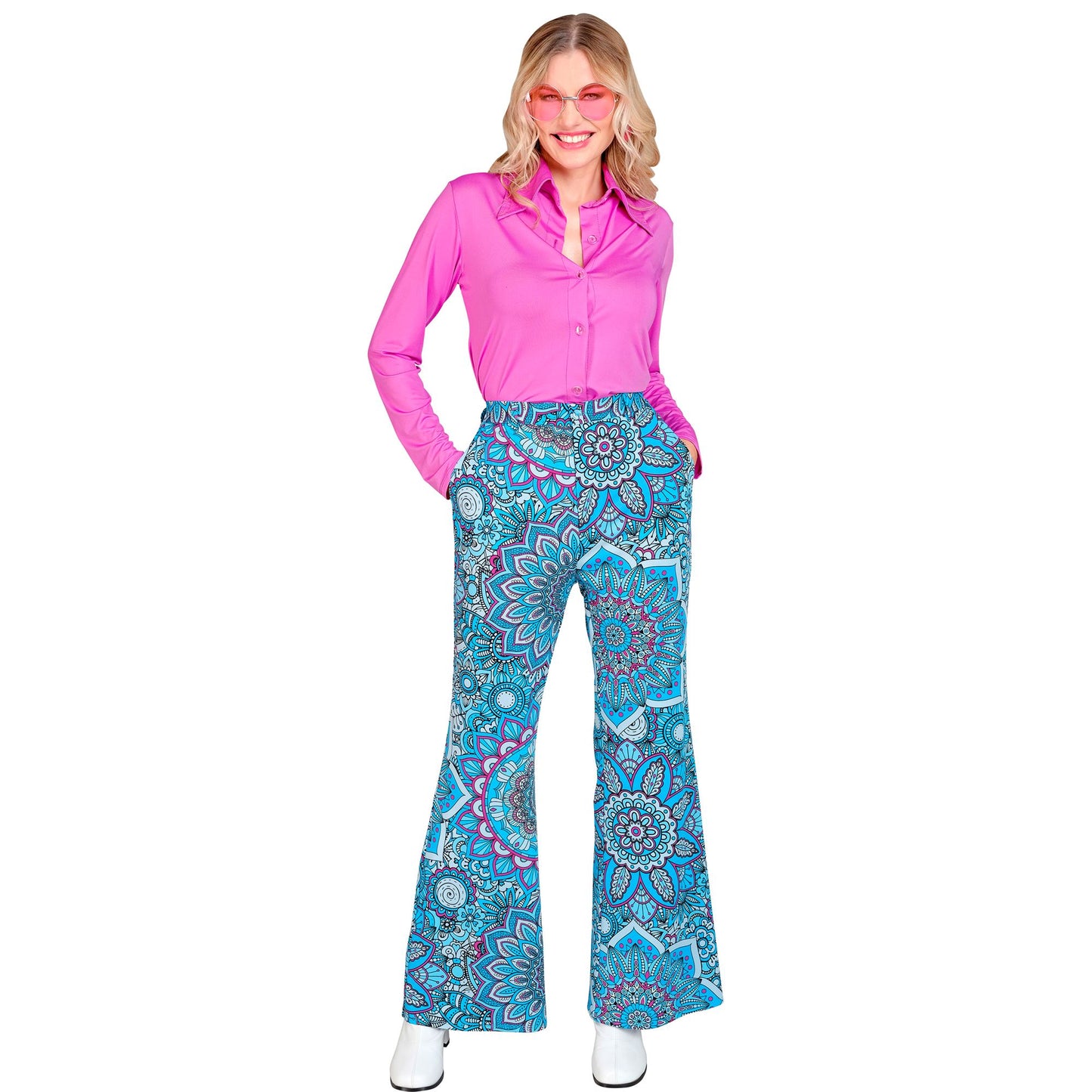 "THE 60s FASHION - blue mandala" (Hose) – Ansicht 3