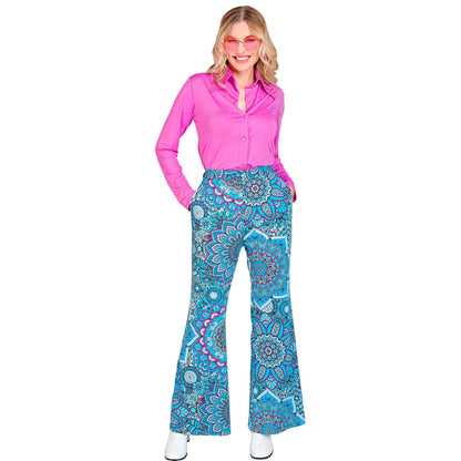 "THE 60s FASHION - blue mandala" (Hose) – Ansicht 3