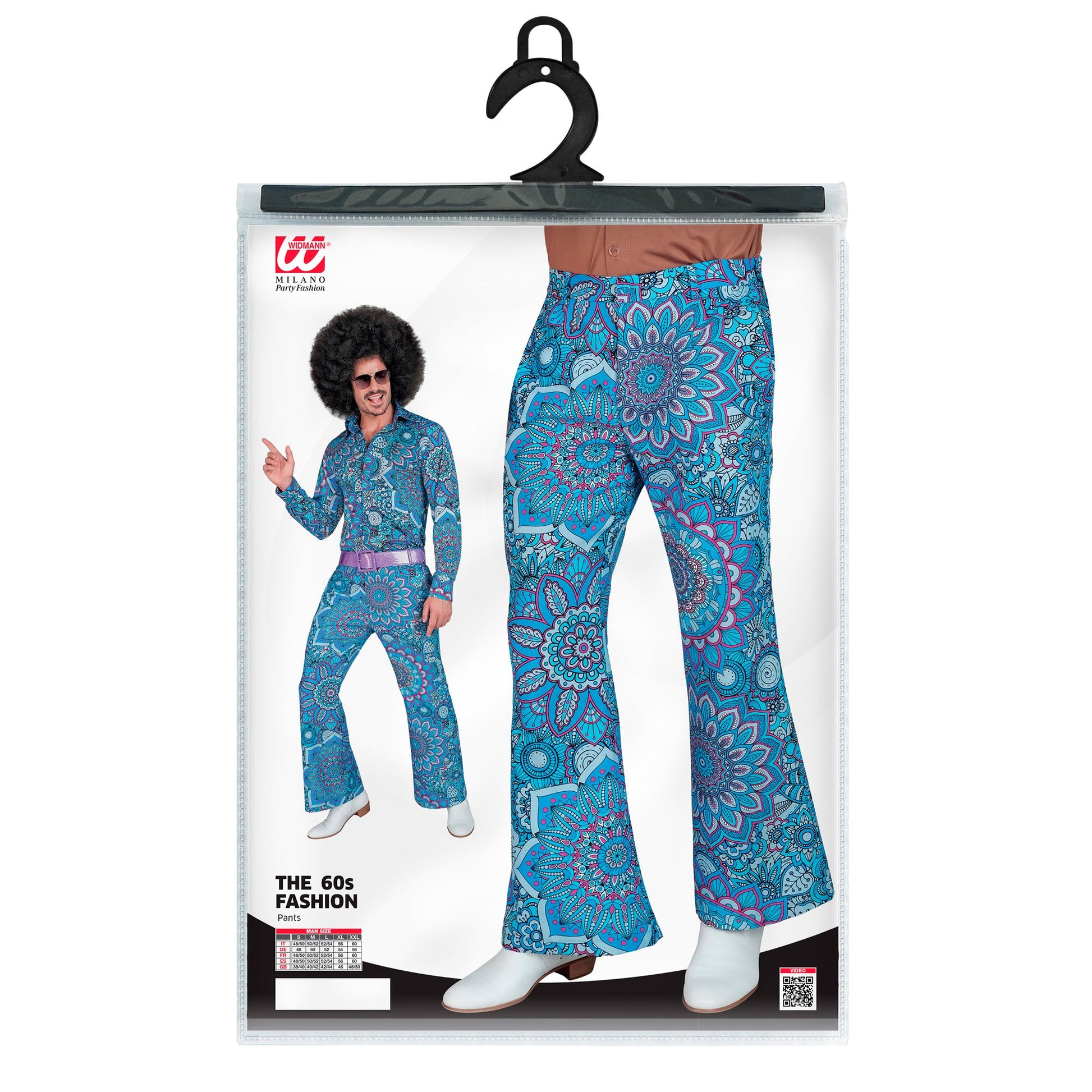 "THE 60s FASHION - blue mandala" (Hose) – Ansicht 4