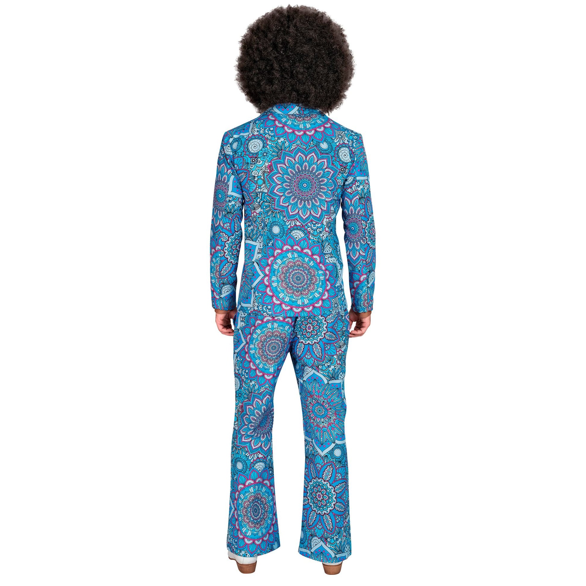 "THE 60s FASHION -blue mandala" (Jackett, Hose) – Ansicht 3