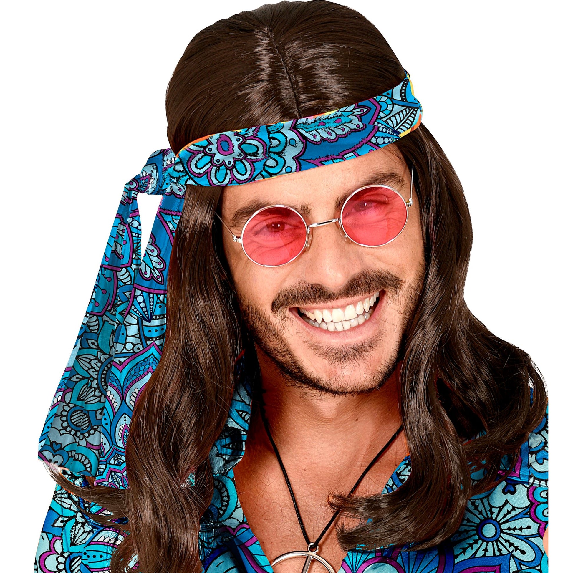"THE 60s FASHION - blue mandala" (Stirnband) – Detailansicht