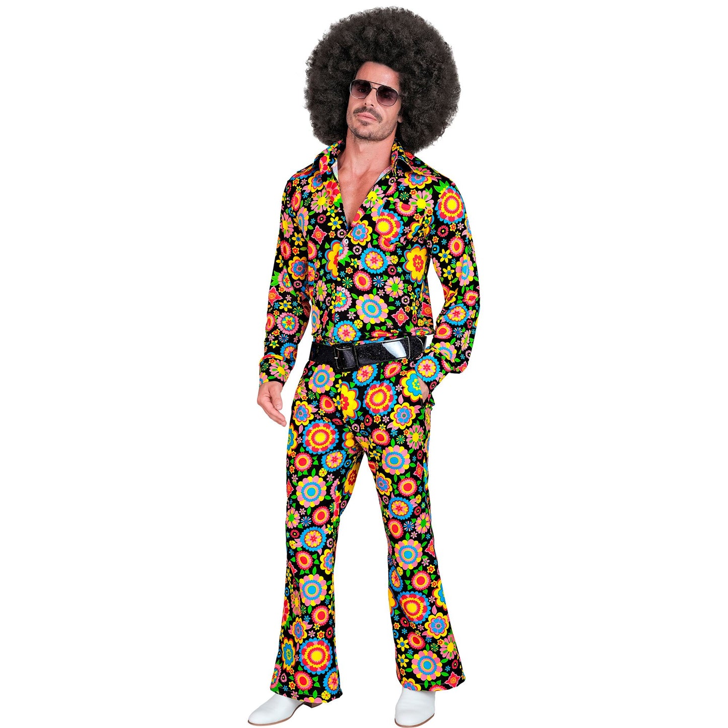 "THE 60s FASHION -colorful flowers" (Hose) – Detailansicht