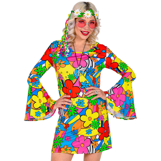 "THE 60s FASHION - flower power” (Kleid) – Vorderansicht