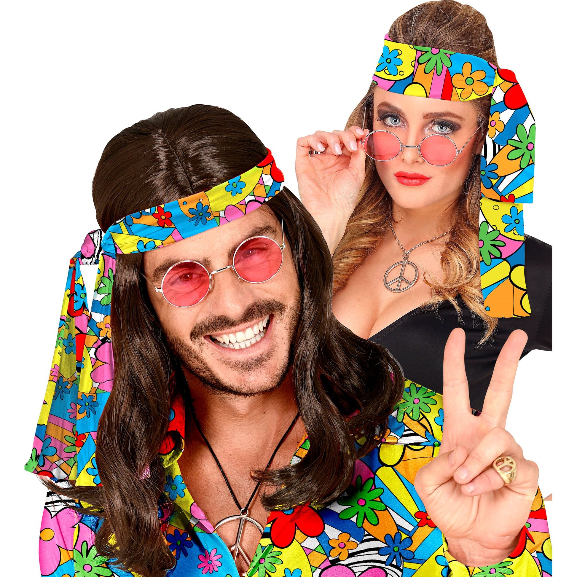 "THE 60s FASHION - flower power"(Stirnband) – Vorderansicht