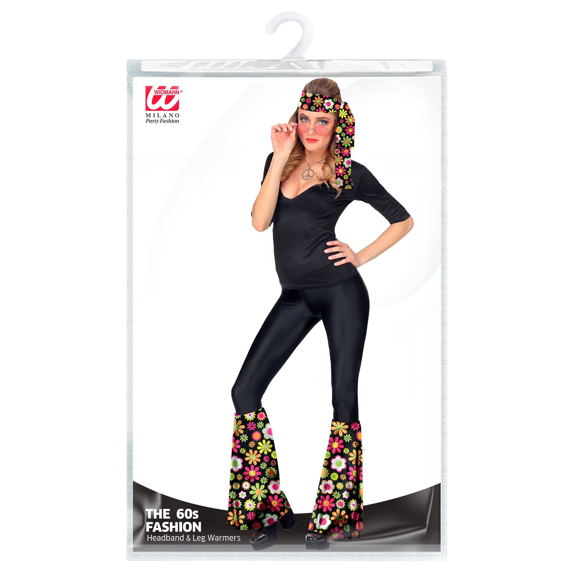 "THE 60s FASHION - flowers" (Stirnband & Stulpen) – Detailansicht