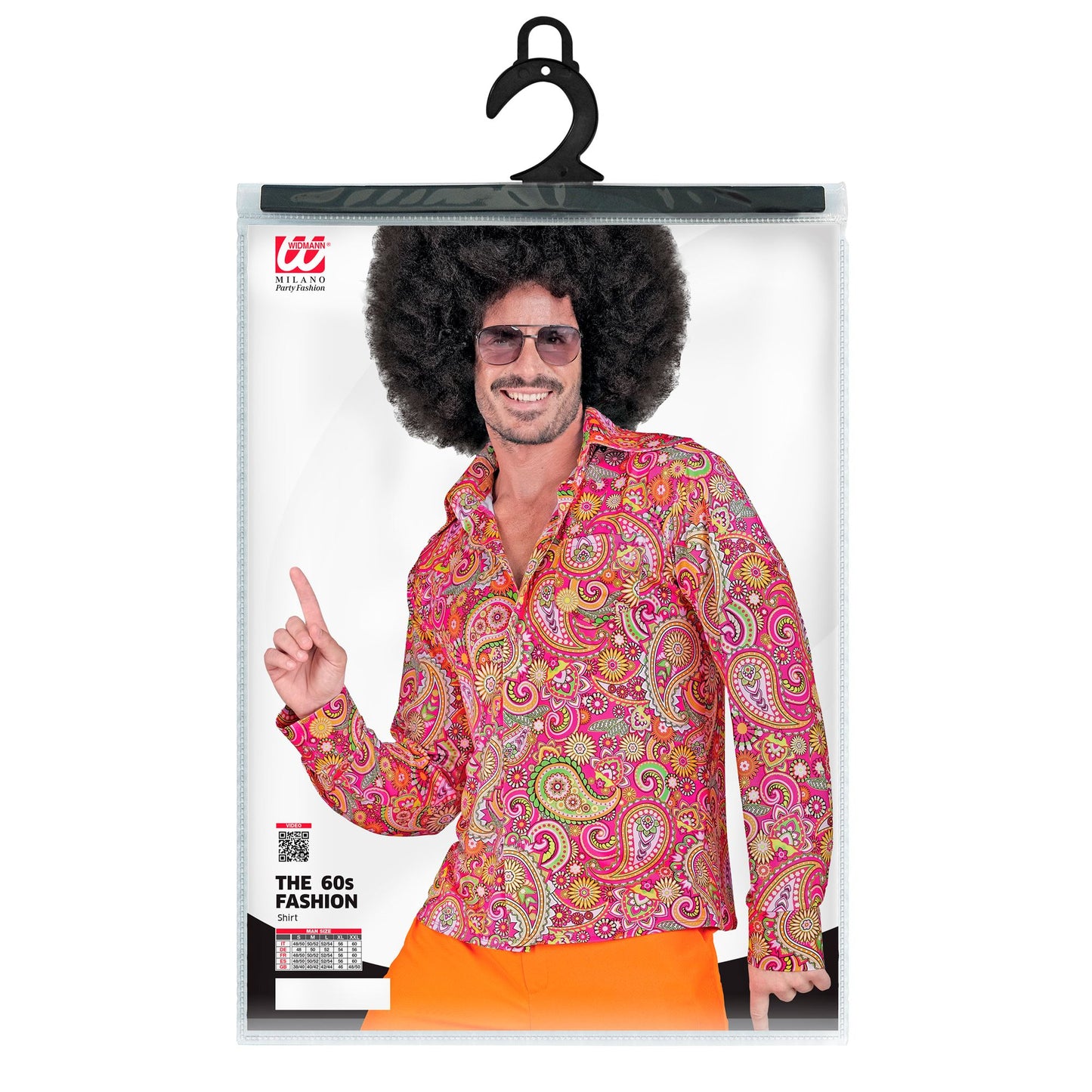 "THE 60s FASHION -paisley" (Hemd) – Detailansicht