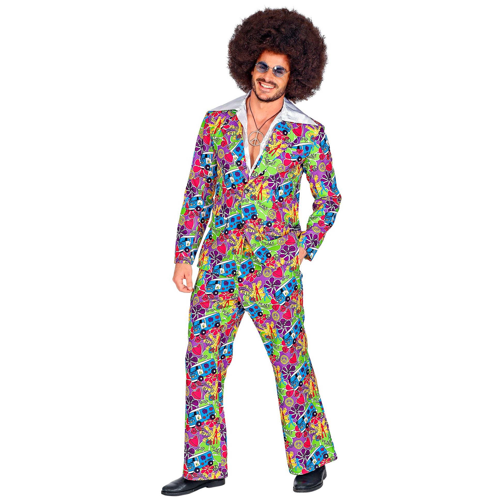 "THE 60s FASHION -peace bus" (Jackett, Hose) – Vorderansicht