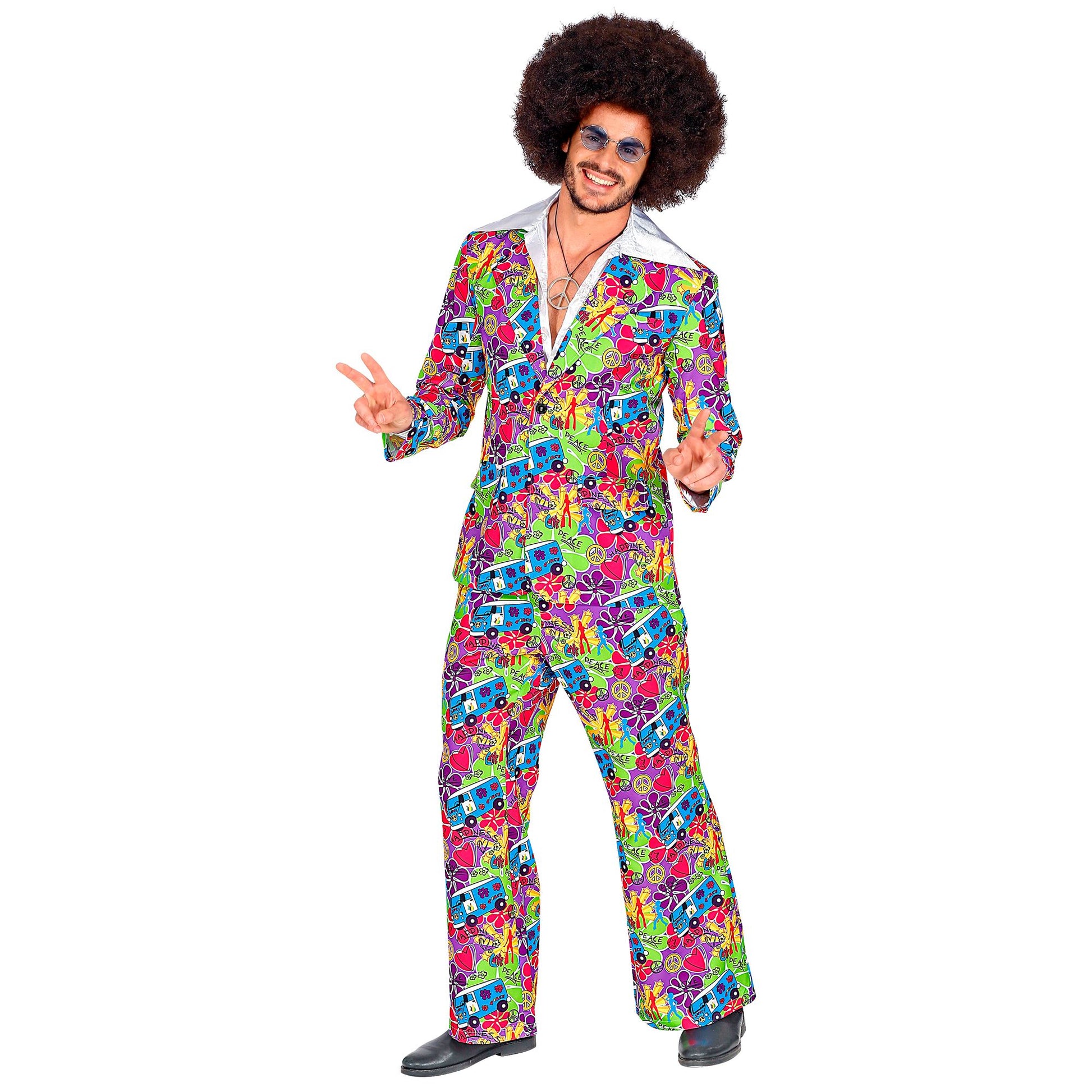 "THE 60s FASHION -peace bus" (Jackett, Hose) – Detailansicht