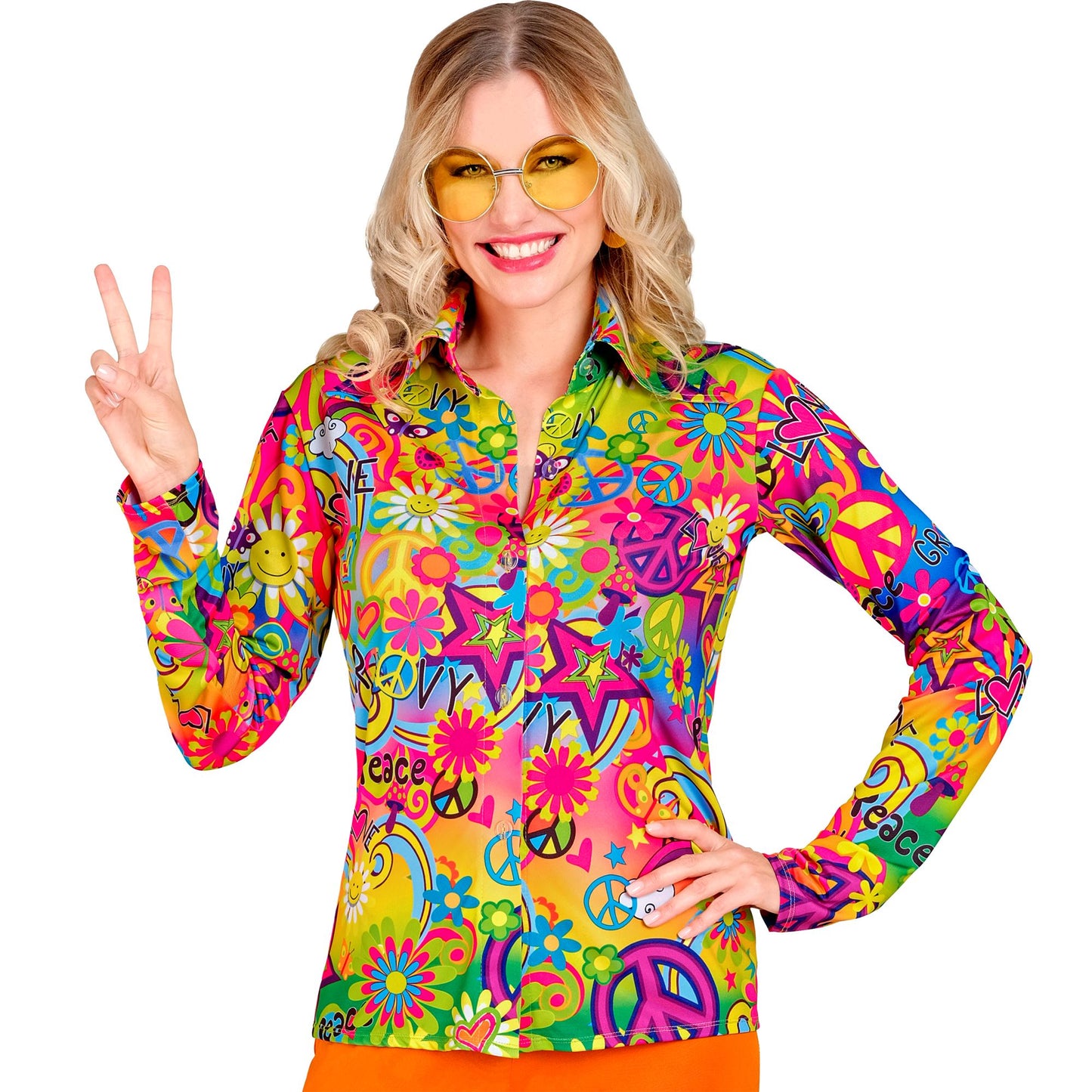 "THE 60s FASHION -peace & love" (Bluse) – Vorderansicht