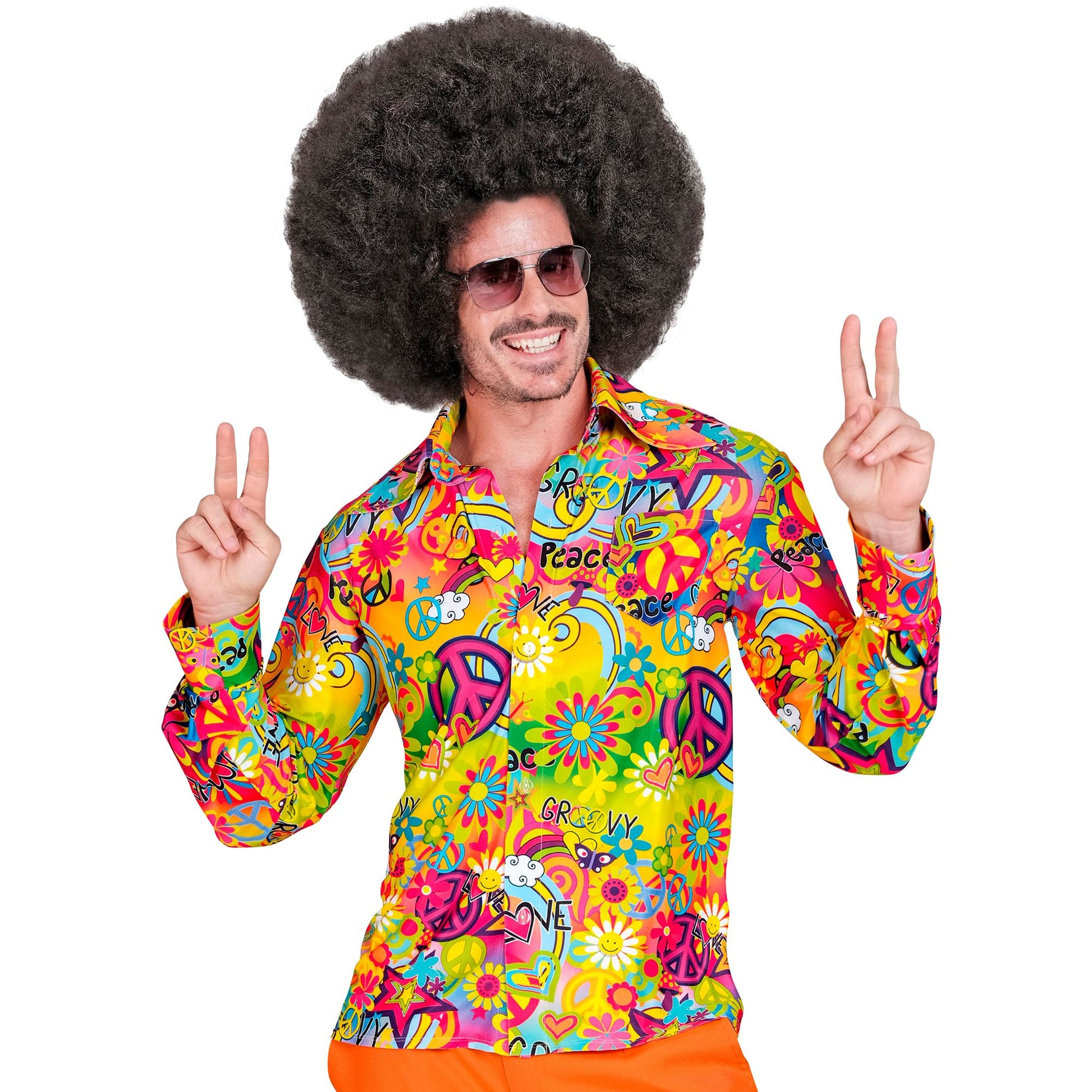 "THE 60s FASHION -peace & love" (Hemd) – Vorderansicht