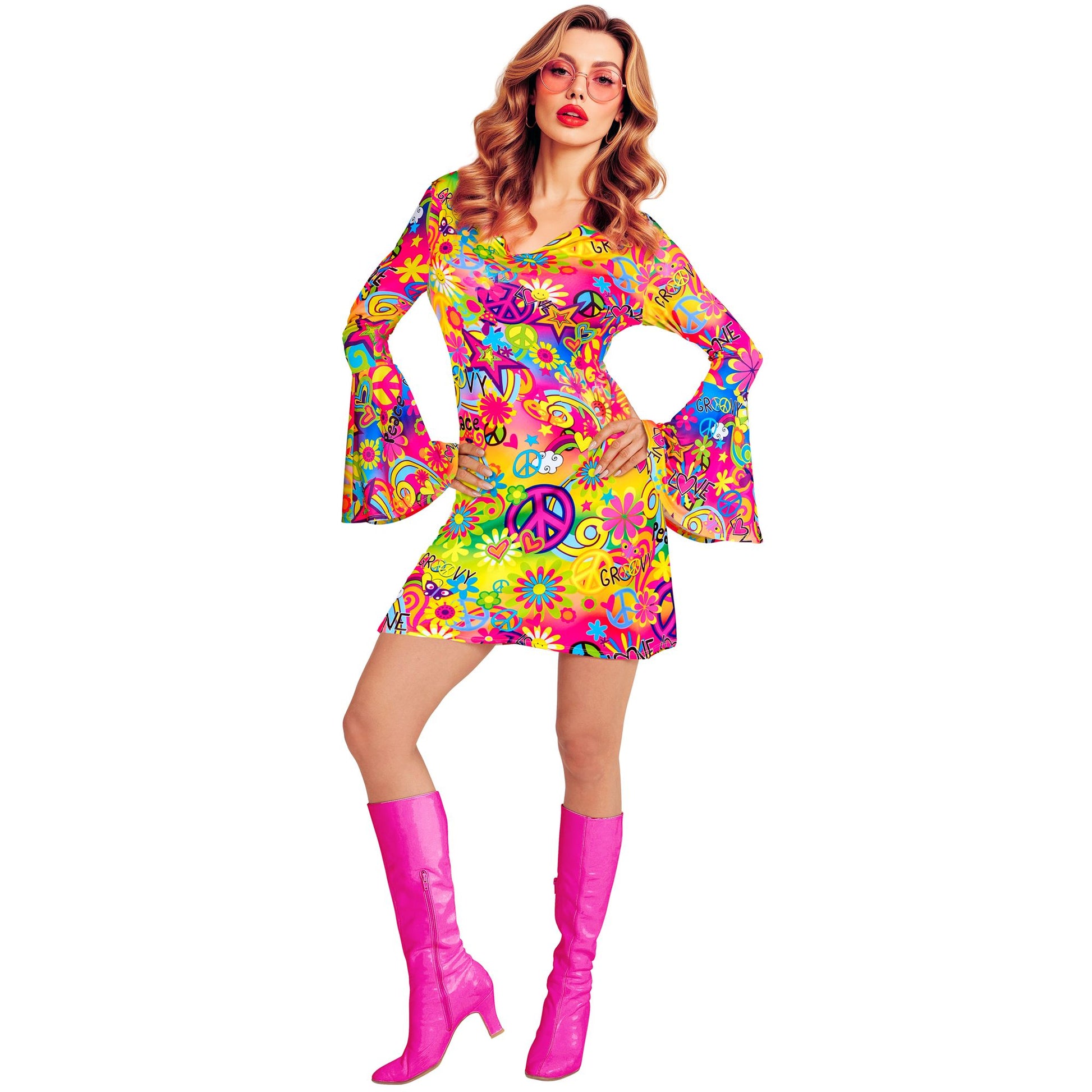 "THE 60s FASHION -peace & love" (Kleid) – Detailansicht